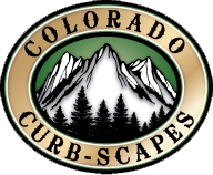 A logo of colorado curb scapes