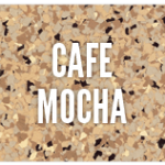 A picture of the words cafe mocha on a background.