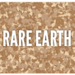 A brown and white background with the words " rare earth ".