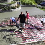 A group of people working on the ground