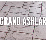 A close up of the words grand ashland