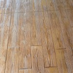 A wooden floor with some lines on it